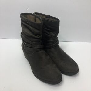 VJH Comfort Slouchy Bootie Boots Faux Suede Casual Women's Size 9